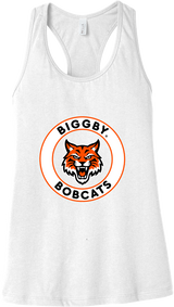 Biggby Bobcats Womens Jersey Racerback Tank